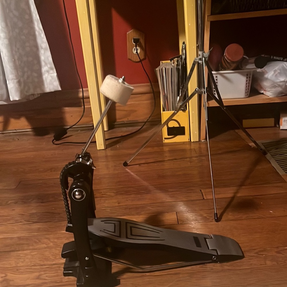 Bass drum kick pedal